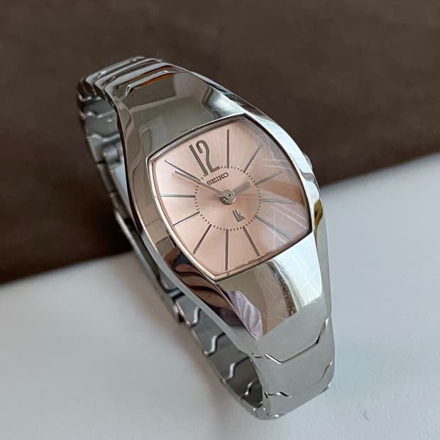 Seiko 세이코 lk 쉘실버 살구 레이디스