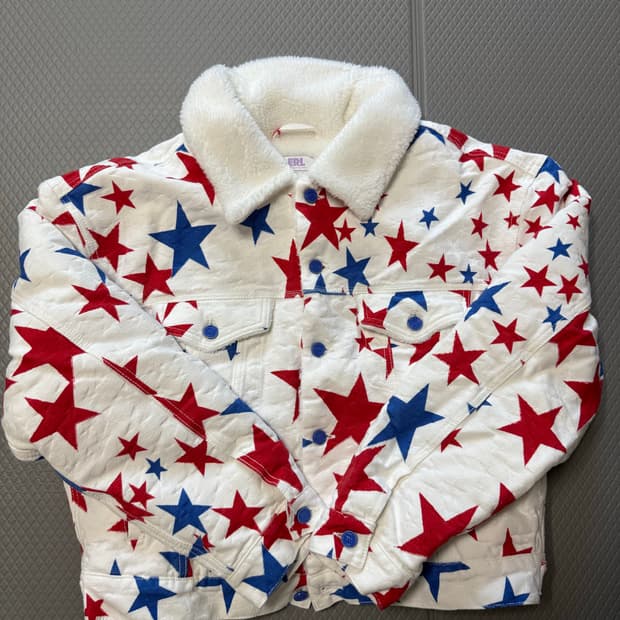 (M)ERL 스타 데님 시어링 트러커