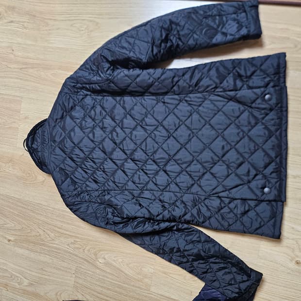 (M)바버 퀄팅 자켓  블락