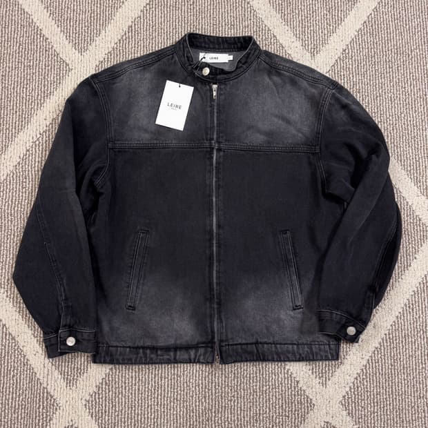 [새제품/L] 르아르 데님 자켓 - 블랙