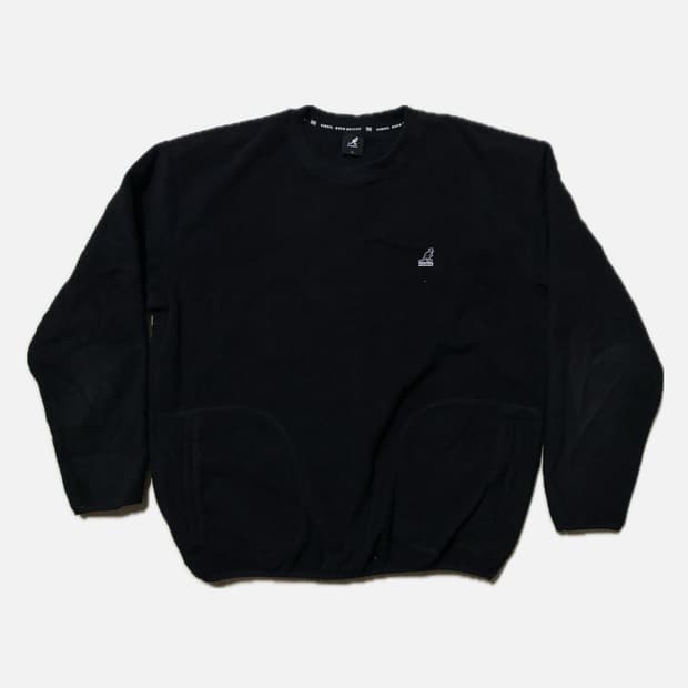 캉골 플리스 블랙 xl