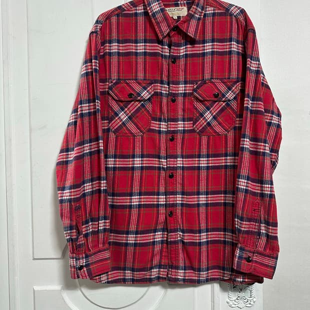 리바이스 레드탭 플란넬 체크 셔츠