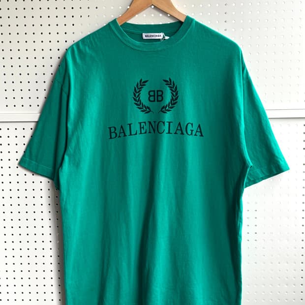 발렌시아가 18S/S BB 모드 로고 티셔츠