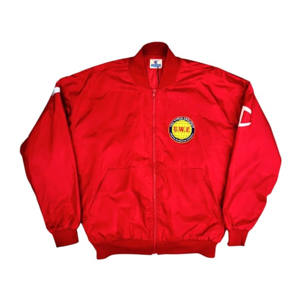 챔피온 80's UWF 스타디움 자켓 레드