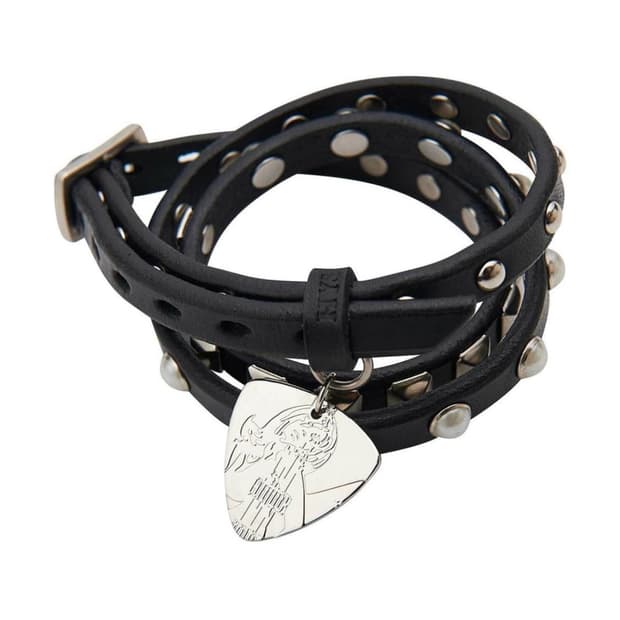 히스테릭글래머 가죽 피크 팔찌