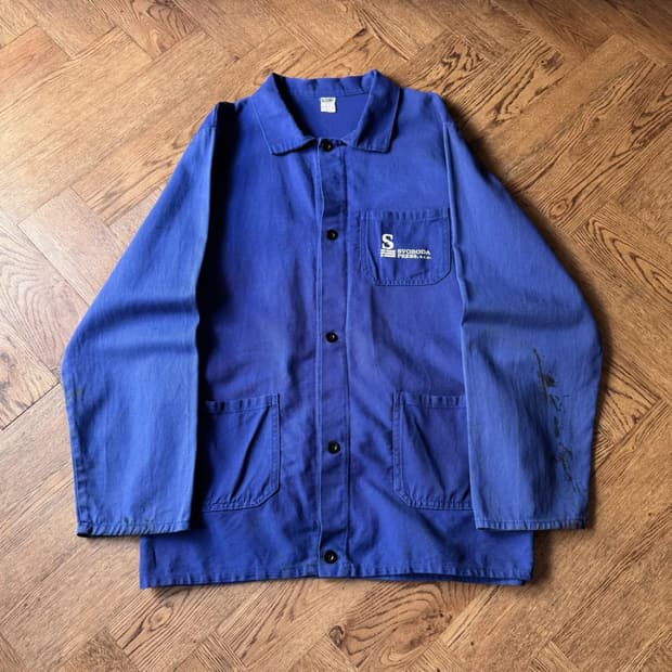 [L]빈티지 3포켓 트윌코튼 프렌치 워크 자켓