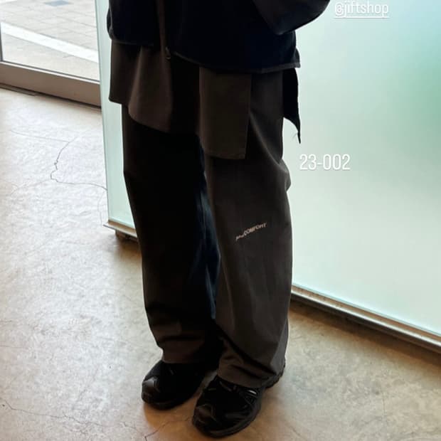 지초이컴포트 23-002 레이어드팬츠 네이비