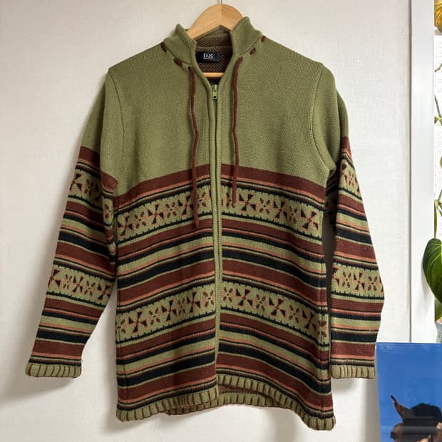 키코맛 니트 집업