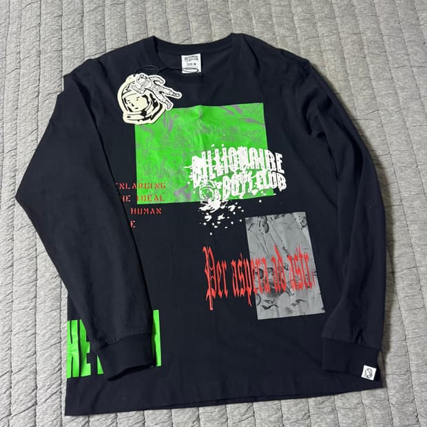 (새상품) 빌리네어보이즈클럽 롱슬리브 M