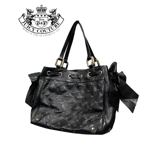Juicy couture 쥬시꾸뛰르 리본 토트백