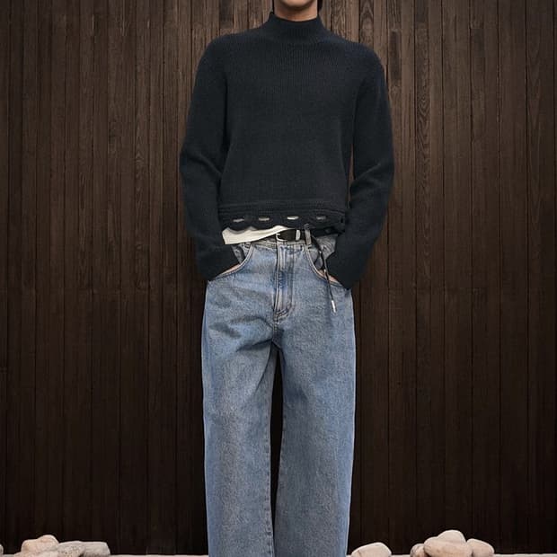 자라 x 나누시카 데님 크롭진 