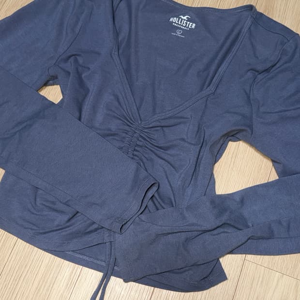 홀리스터 발레코어 셔링 긴팔