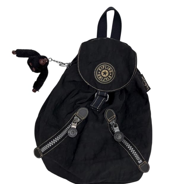 키플링 백팩 블랙