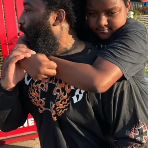 빈티지 Choppers Flaming Cross 롱슬리브