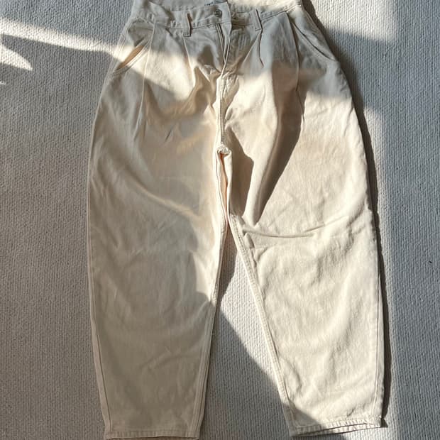 자라 화이트 벌룬 팬츠