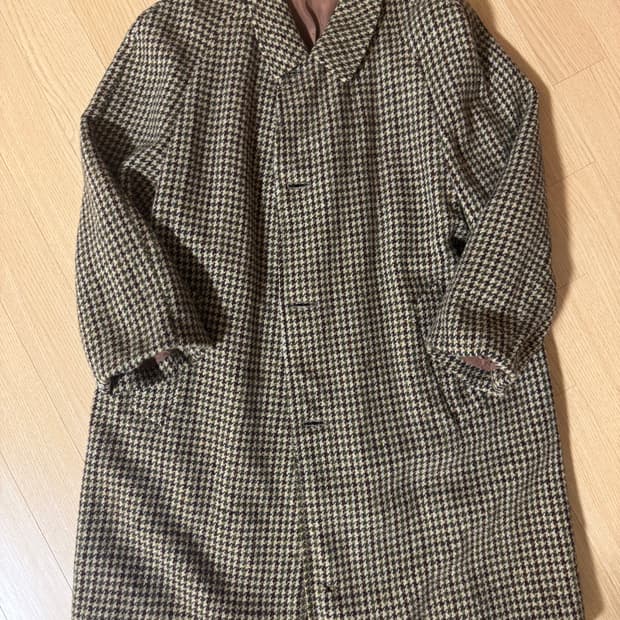 던앤코(dunn&co) 해리스트위드 빈티지 발마칸 코트