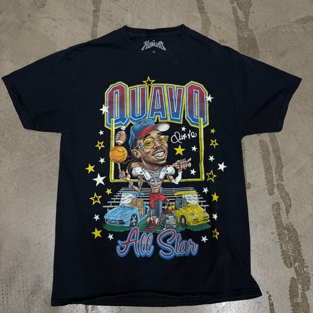 2019 Quavo Huncho 퀘이보 올스타 그래픽 힙합 티셔츠