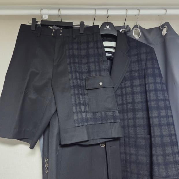 앤더슨벨 자카드 셋업 상하의