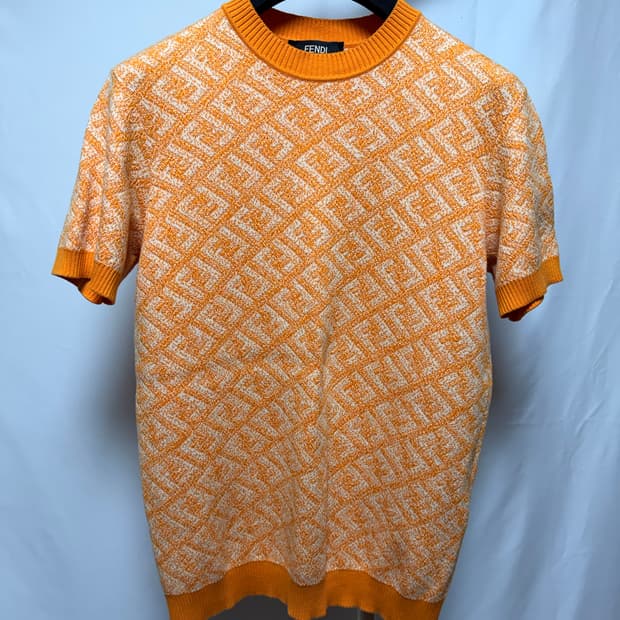 펜디 모노그램 반팔 니트