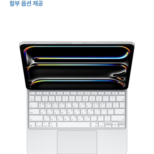아이패드프로 13인치 매직키보드 실버