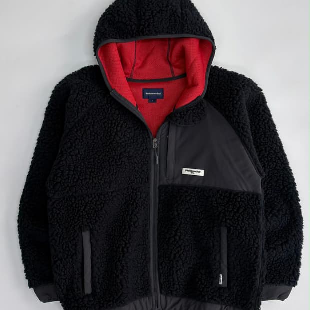 [L] 디스이즈네버뎃 보아 플리스 후드 자켓 후리스