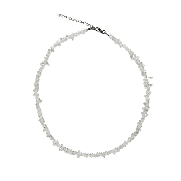 Ice pebble necklace