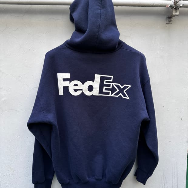 90s 빈티지 FEDEX 배기 후드티