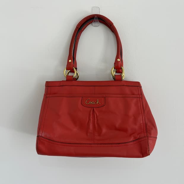 COACH leather bag  