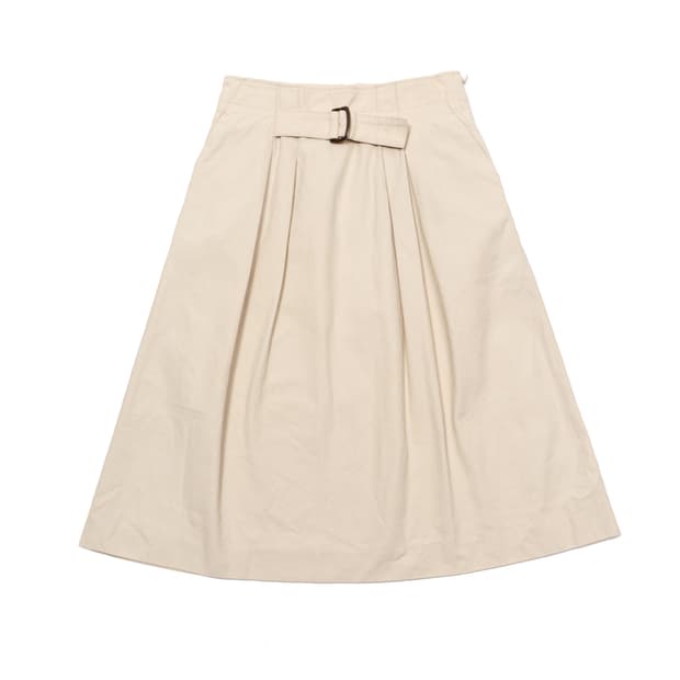 OLD ENGLAND JP Made 스트링 베이지 코튼 스커트 