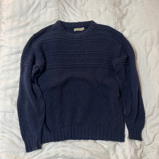 엘엘빈 빈티지 니트 M