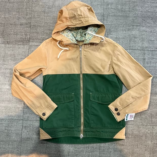일본빈티지 Cinopanic 올드스쿨아메카지 너드남 투톤배색자켓