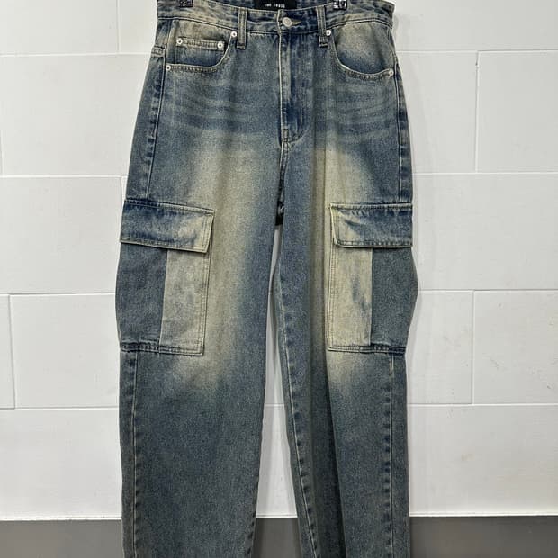 더크로스 카고 데님팬츠