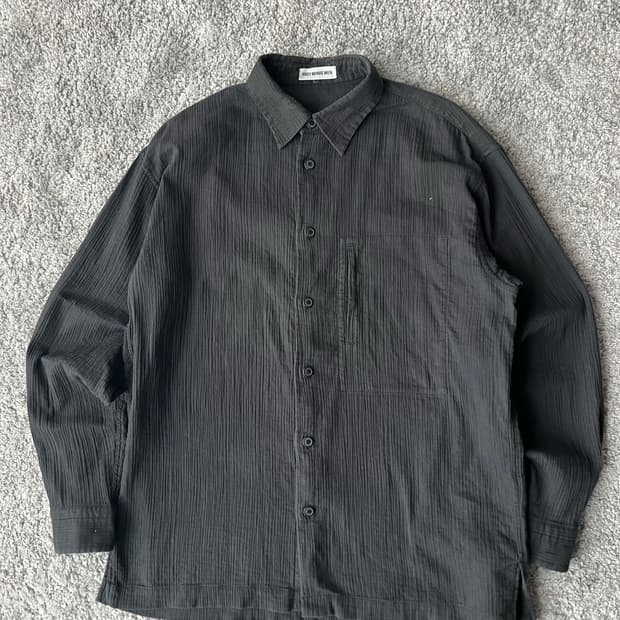 이세이미야케 맨 블랙 셔츠