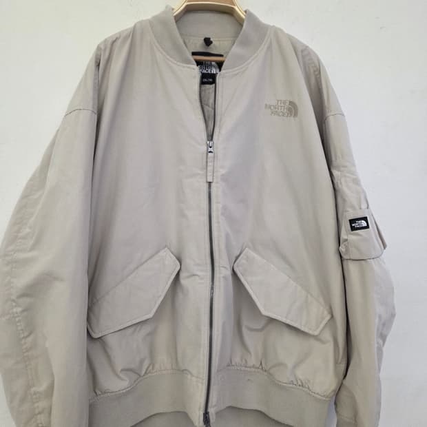 노스페이스 항공점퍼 2XL 베이지