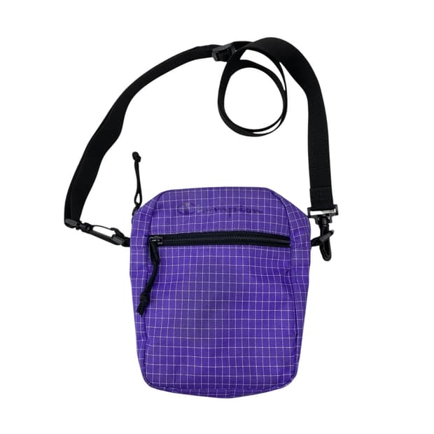 챔피온 크로스백 퍼플 체크