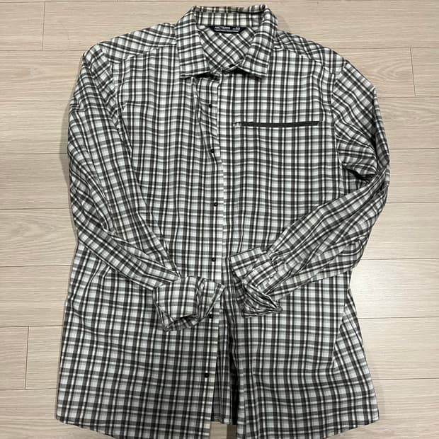 아크테릭스 체크 셔츠 m