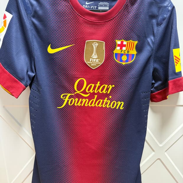 12-13  바르셀로나 어센틱 메시 유니폼