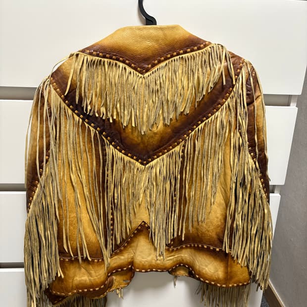 웨스턴 가죽 자켓 