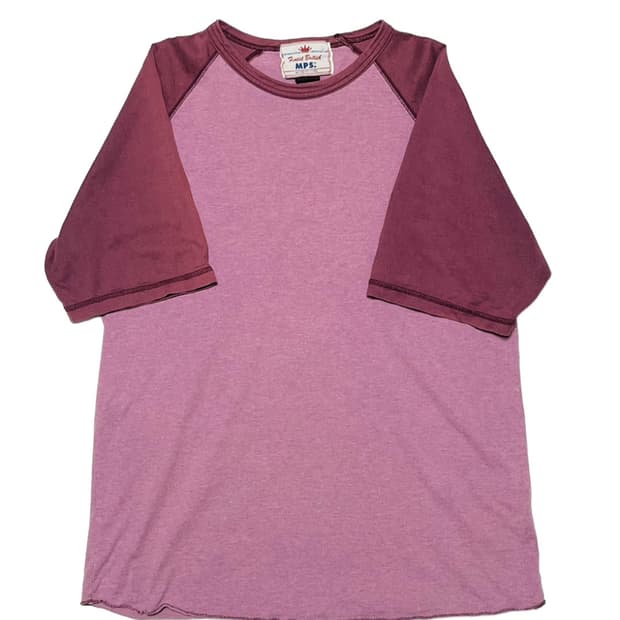 Purple overlock t shirt