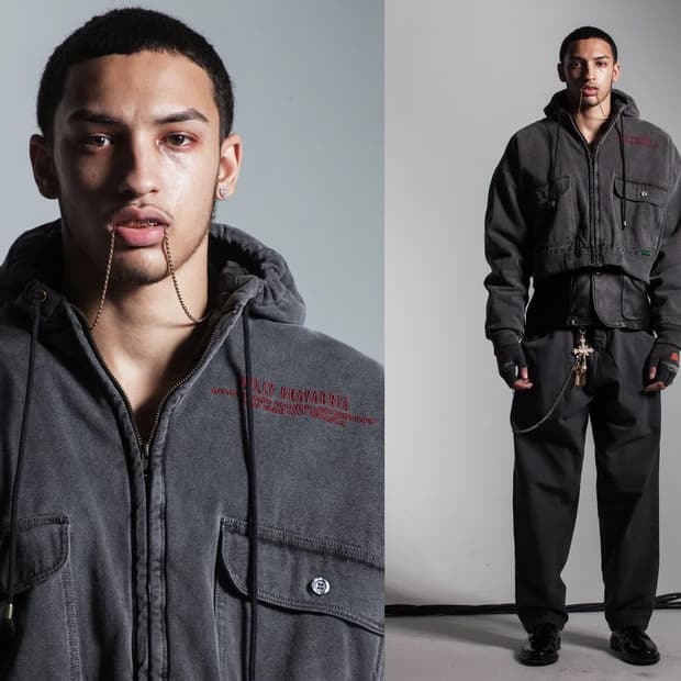 윌리차바리아18fw 숏 후드집업 그레이