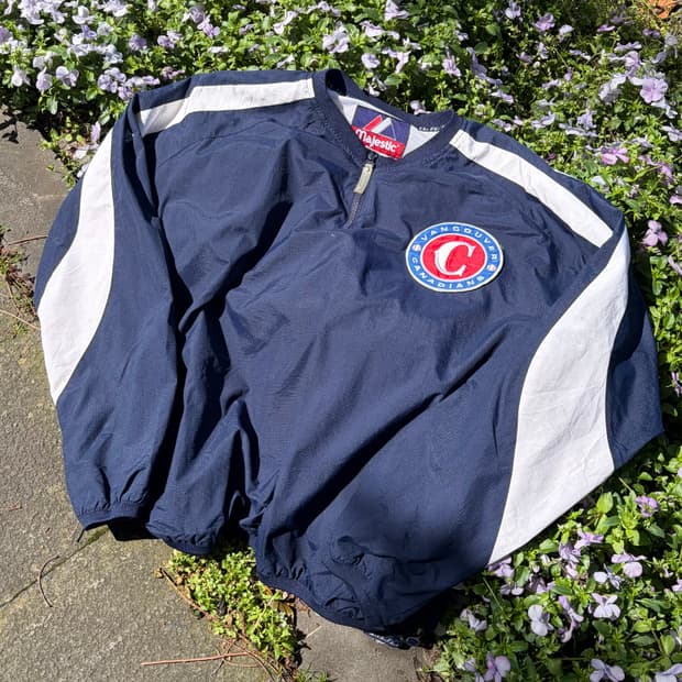 vintage majestic warmup