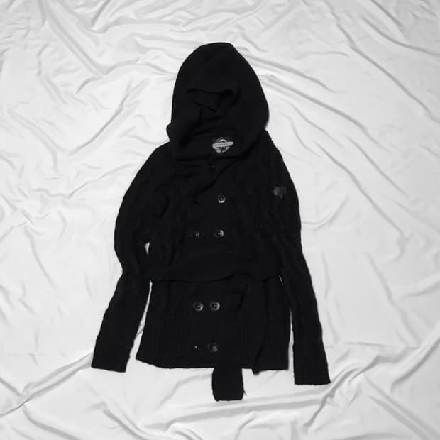 Diesel 디젤 니트 후드 가디건