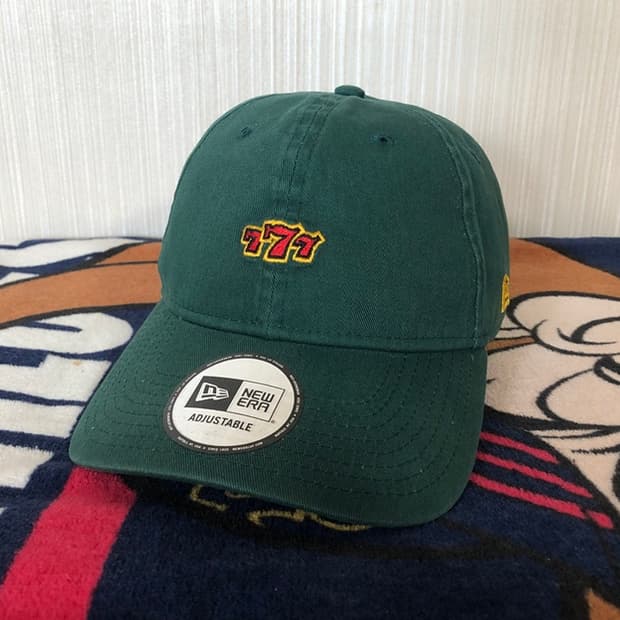 뉴에라 777 잭팟볼캡/모자/다크그린