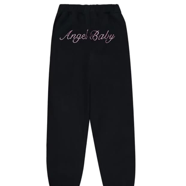 오모모 omomo 엔젤베이비 조거팬츠 블랙 M