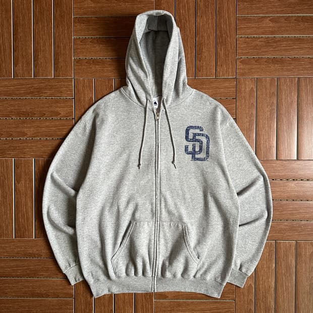 00’s Majestic sandiego hoodie zip-up