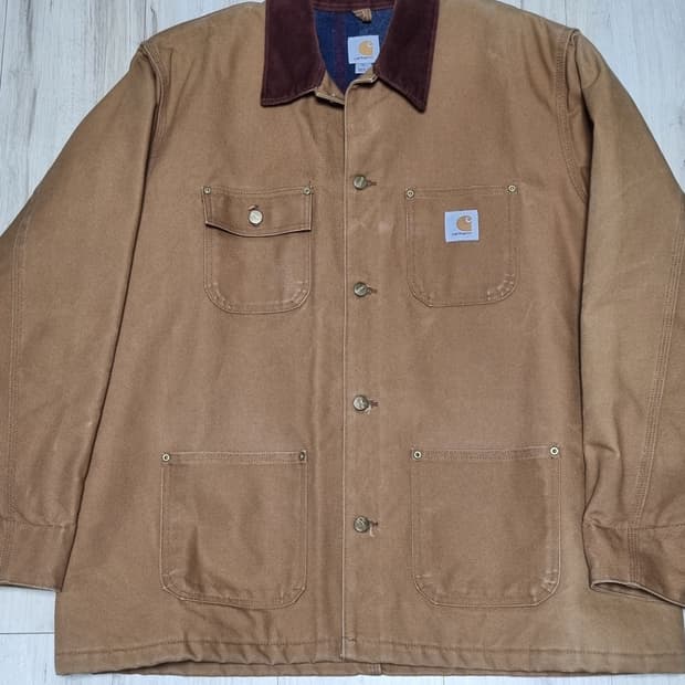 칼하트 C001 블랭킷 초어코트 BRN (XL)