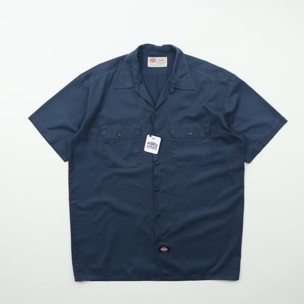 디키즈 워크 반팔셔츠 네이비 A940