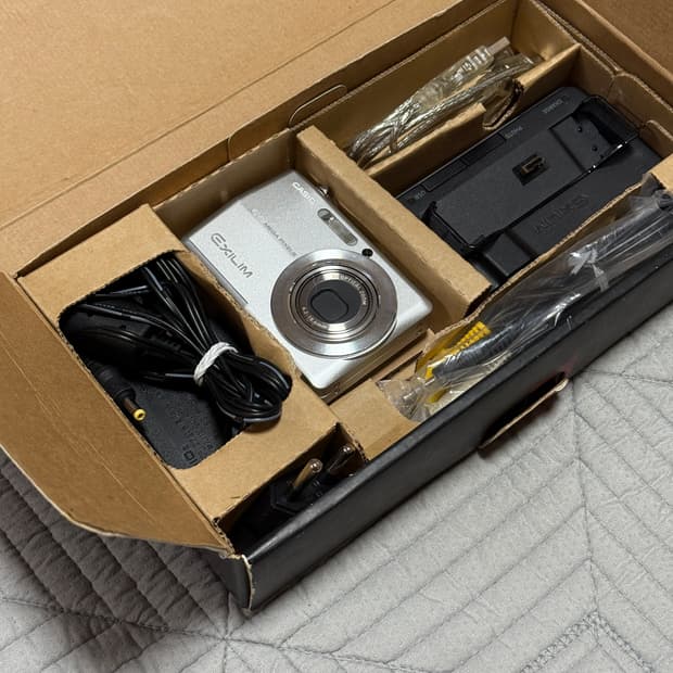 풀박스 CASIO EXILIM EX-Z600 카시오 엑슬림 실버디카