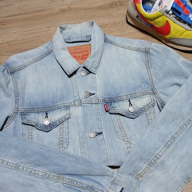 리바이스 levis 데님 청자켓 트러커