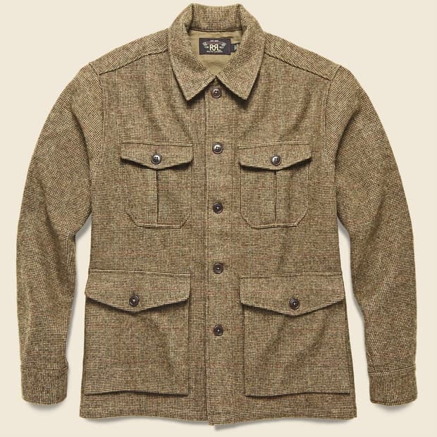 더블알엘 RRL BRANSON TWEED OVERSHIRT(XL)